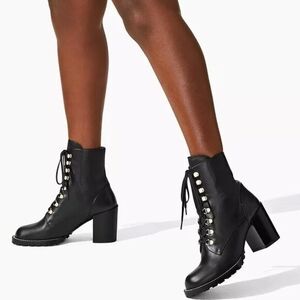 Stuart Weitzman Black Heeled Boots